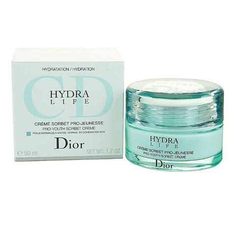 dior hydra life crème sorbet pro jeunesse|dior hydra life the collection.